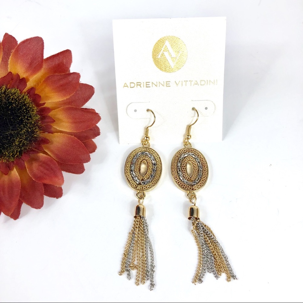 Adrienne Vittadini Gold & Silver Earrings